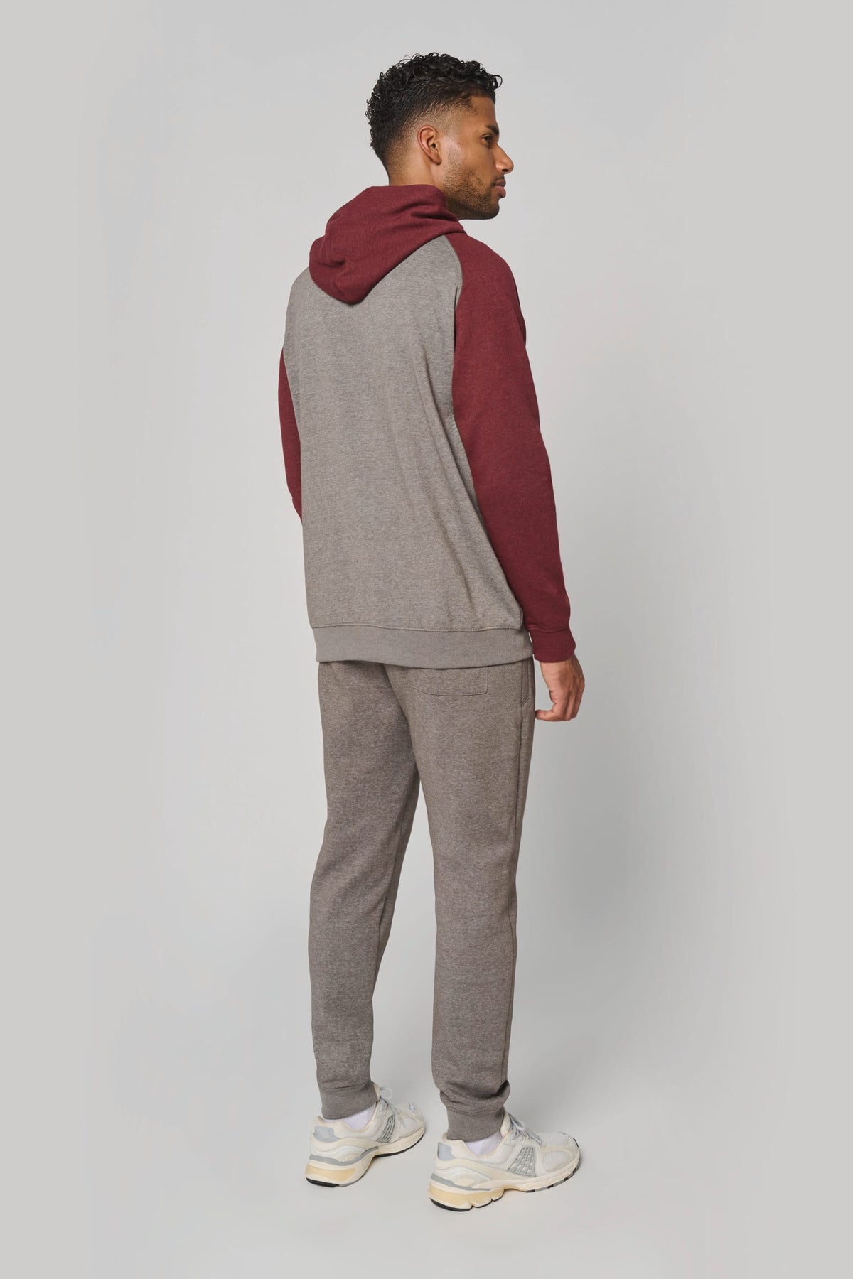 PROACT® PA369 Tweekleurige sweater met capuchon volwassene