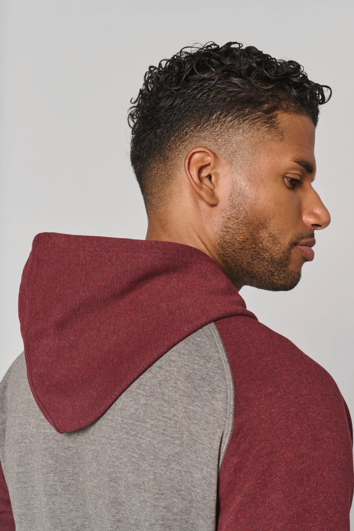 PROACT® PA369 Tweekleurige sweater met capuchon volwassene