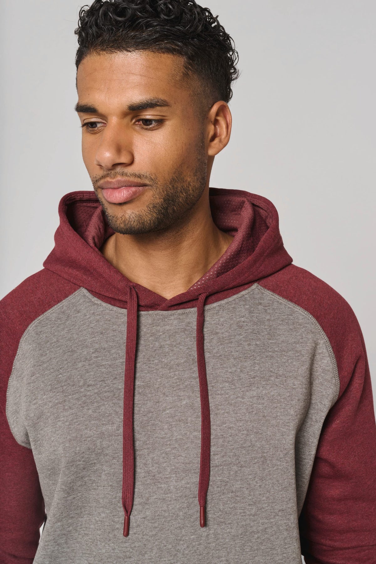 PROACT® PA369 Tweekleurige sweater met capuchon volwassene