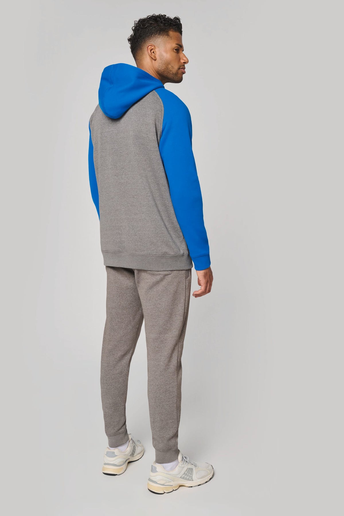 PROACT® PA380 Tweekleurig sweatvest met capuchon unisex