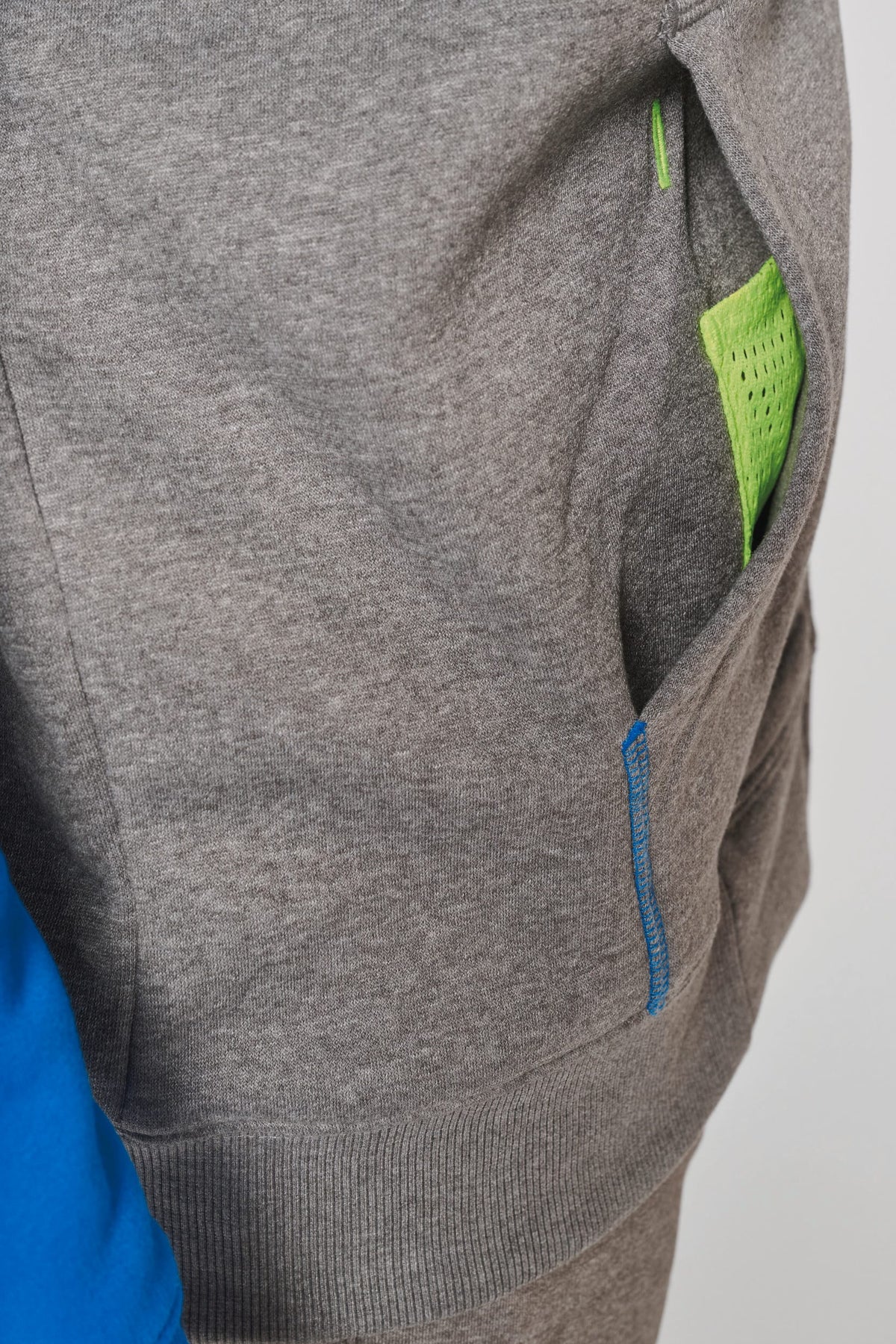 PROACT® PA380 Tweekleurig sweatvest met capuchon unisex