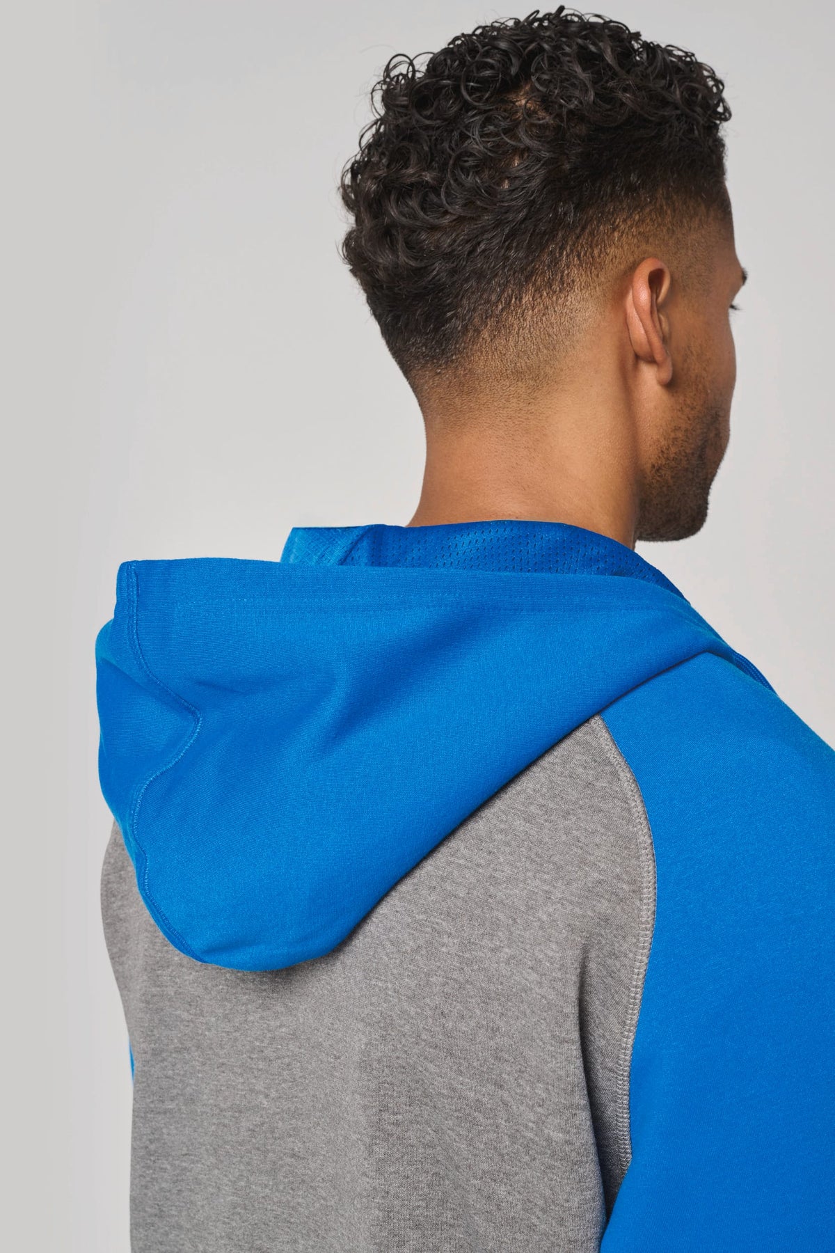 PROACT® PA380 Tweekleurig sweatvest met capuchon unisex