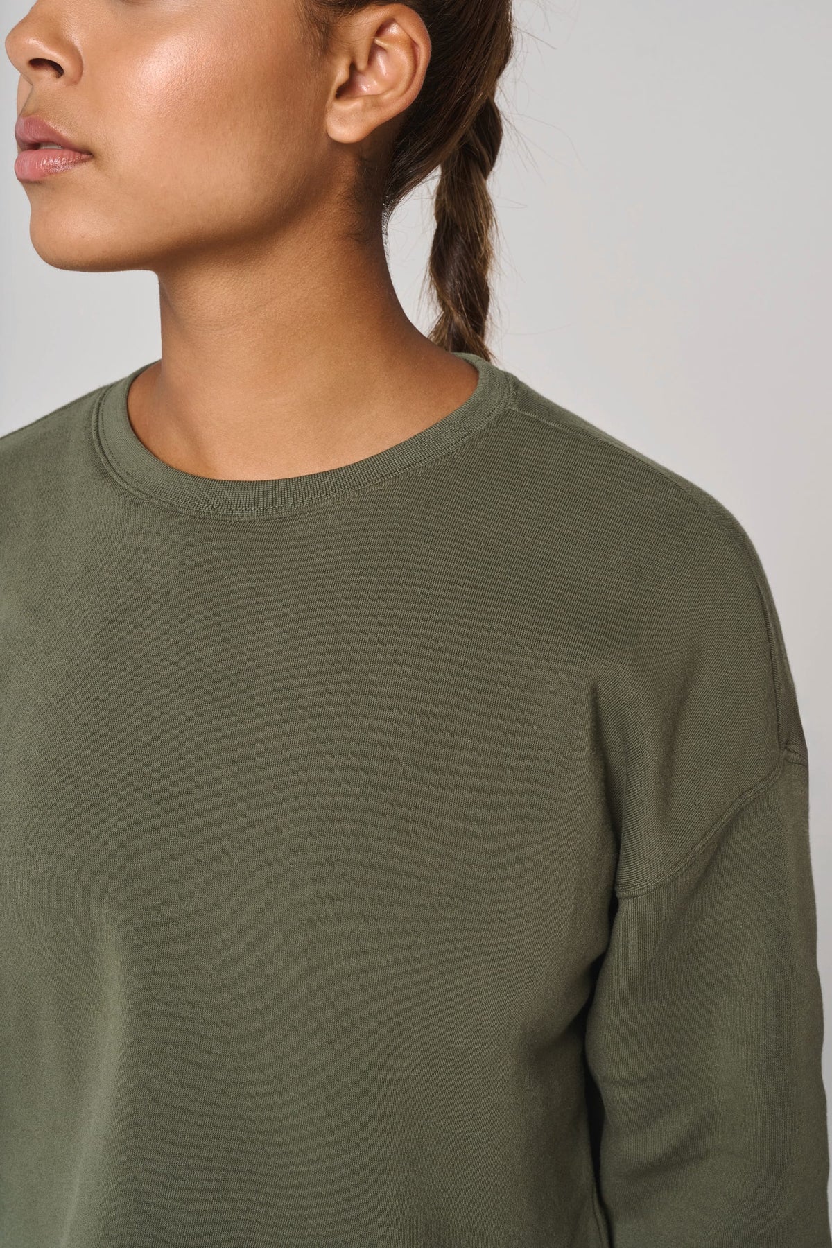 PROACT® PA395 Cropped damessweater met ronde hals