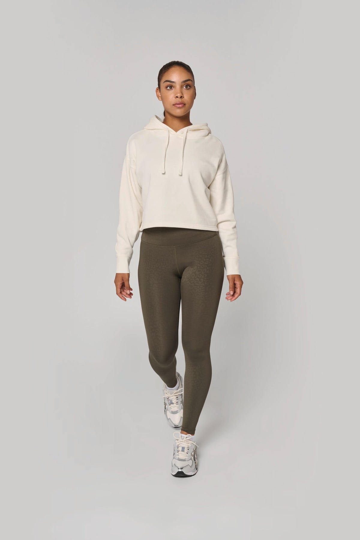 PROACT® PA396 Cropped damessweater met capuchon
