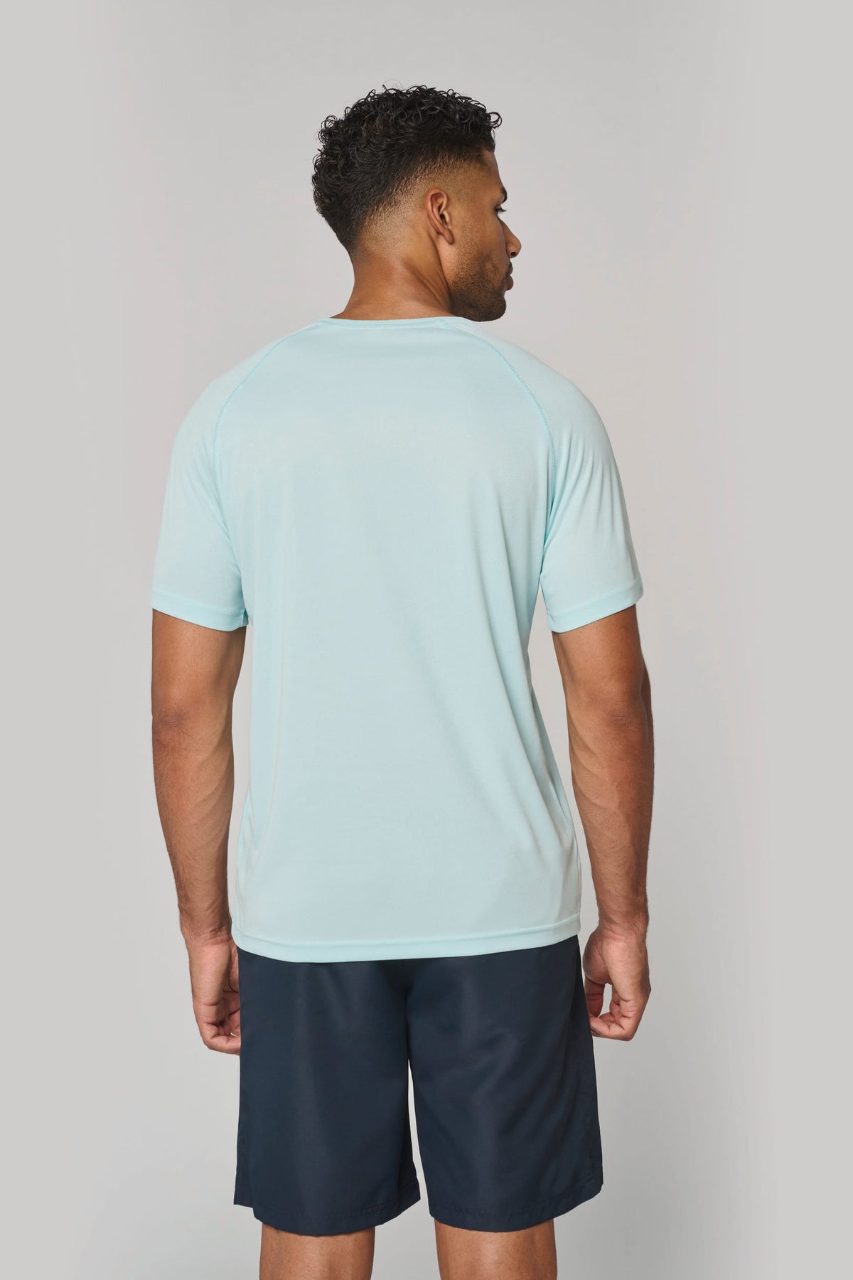 PROACT® PA4012 Gerecycled herensport-T-shirt met ronde hals