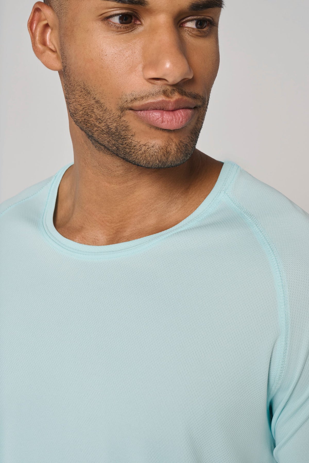 PROACT® PA4012 Gerecycled herensport-T-shirt met ronde hals
