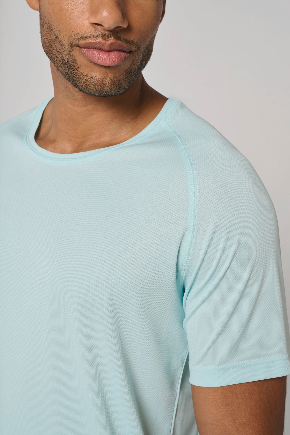 PROACT® PA4012 Gerecycled herensport-T-shirt met ronde hals