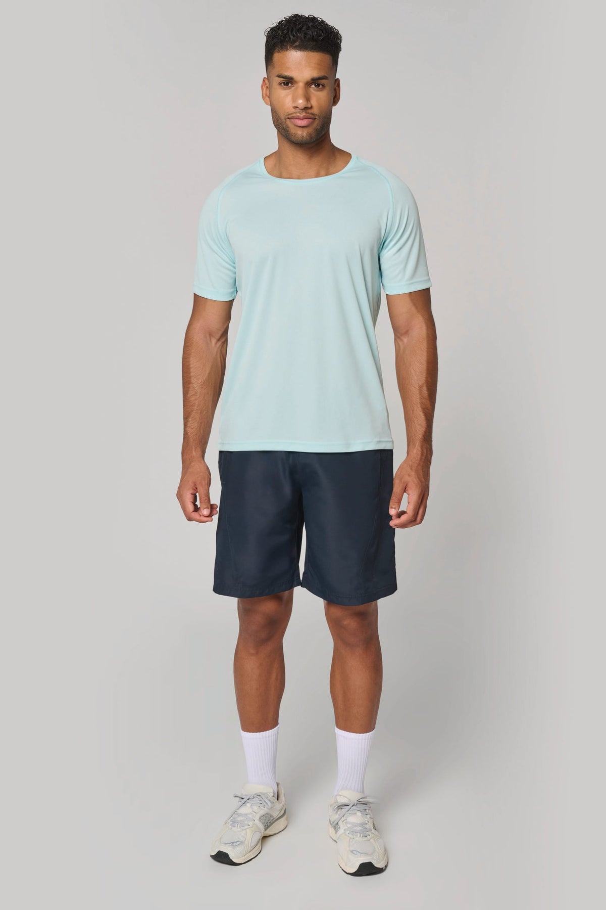 PROACT® PA4012 Gerecycled herensport-T-shirt met ronde hals