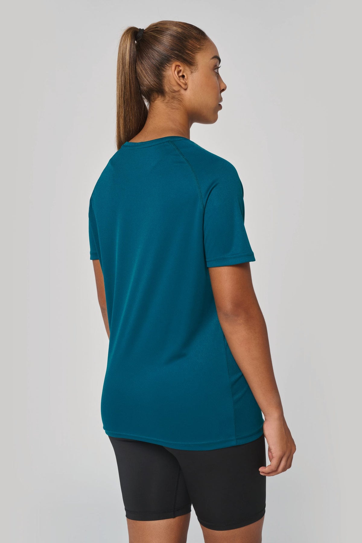 PROACT® PA4013 Gerecycled damessport-T-shirt met ronde hals