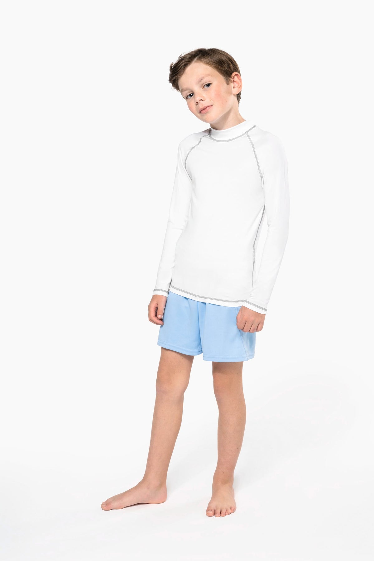 PROACT® PA4018 Technisch kinder-T-shirt met lange mouwen en anti-UV-bescherming