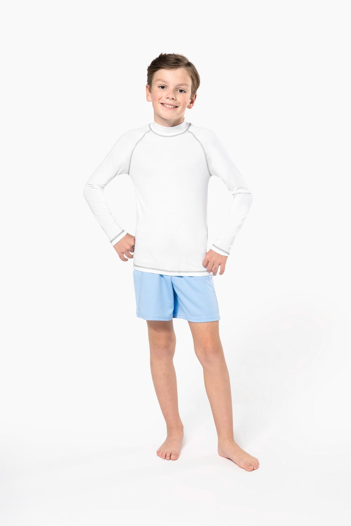 PROACT® PA4018 Technisch kinder-T-shirt met lange mouwen en anti-UV-bescherming