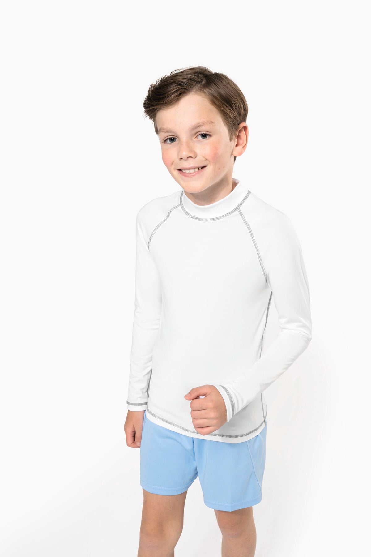 PROACT® PA4018 Technisch kinder-T-shirt met lange mouwen en anti-UV-bescherming