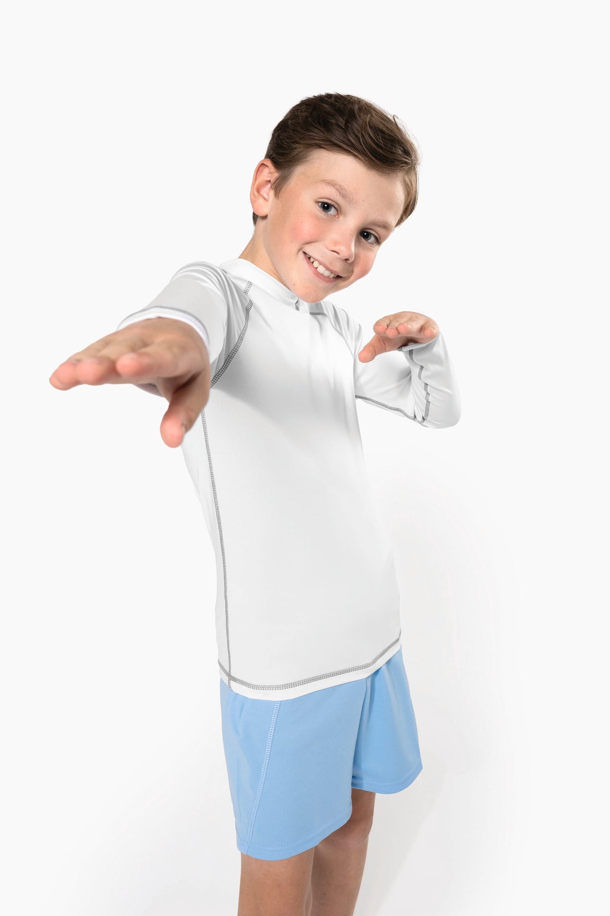 PROACT® PA4018 Technisch kinder-T-shirt met lange mouwen en anti-UV-bescherming