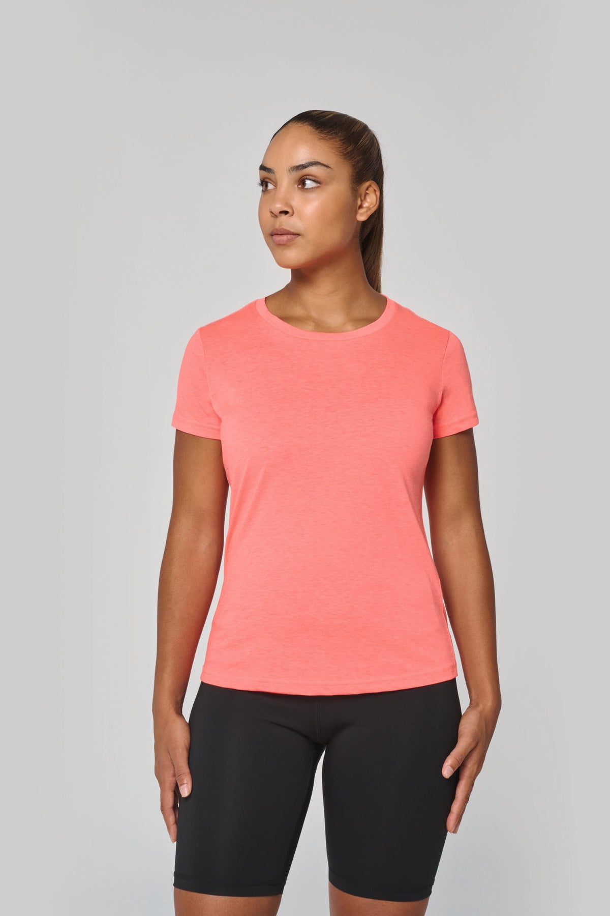 PROACT® PA4021 Damessport-T-shirt triblend met ronde hals