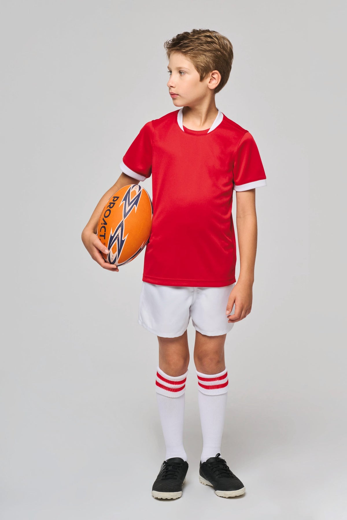 PROACT® PA4028 Kinder rugbyshirt met korte mouwen
