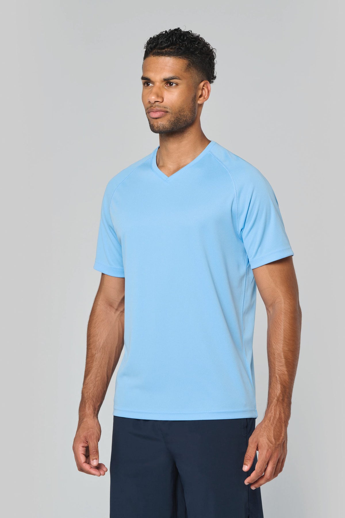 PROACT® PA476 Heren-sport-T-shirt V-hals