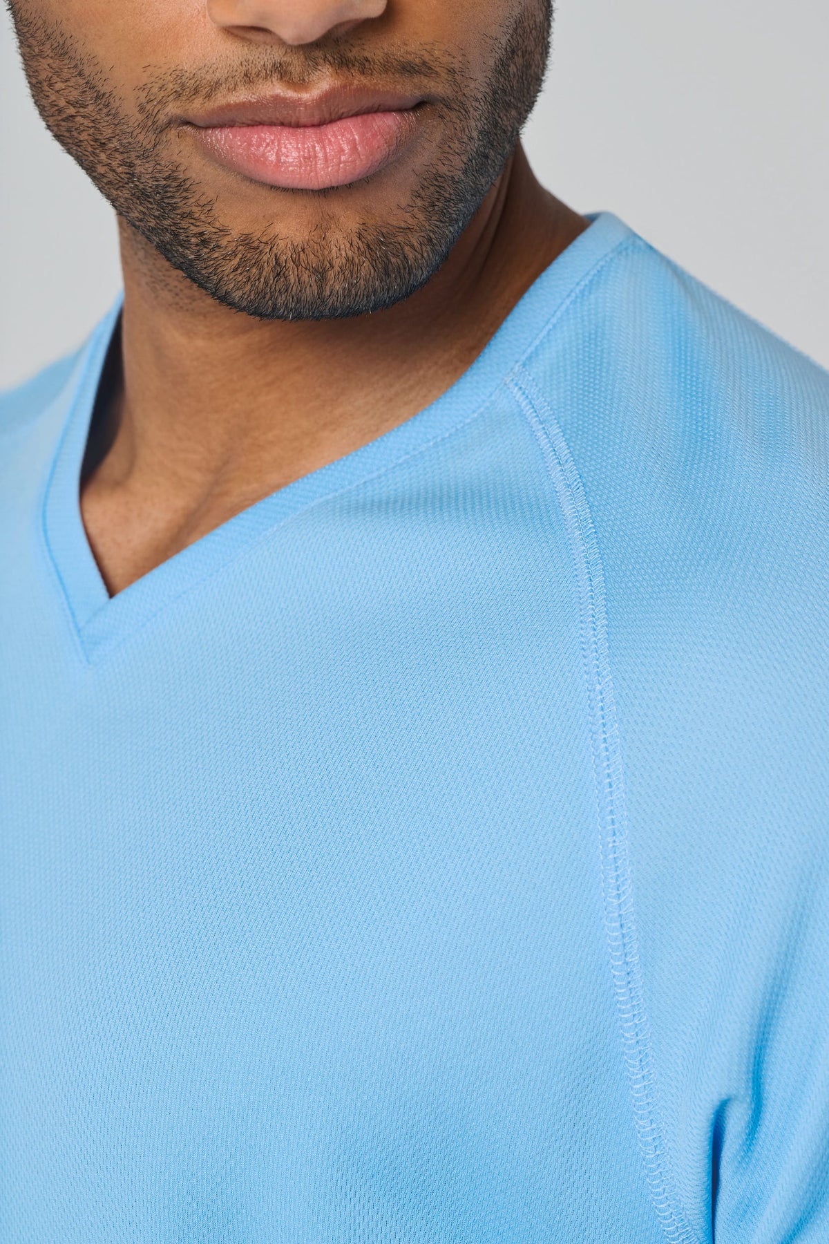 PROACT® PA476 Heren-sport-T-shirt V-hals