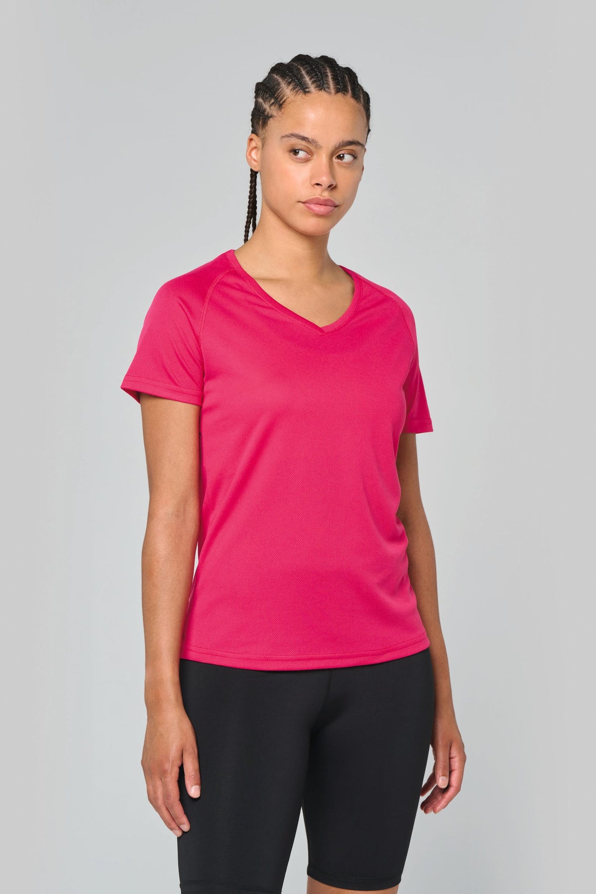 PROACT® PA477 Dames sport-T-shirt V-hals