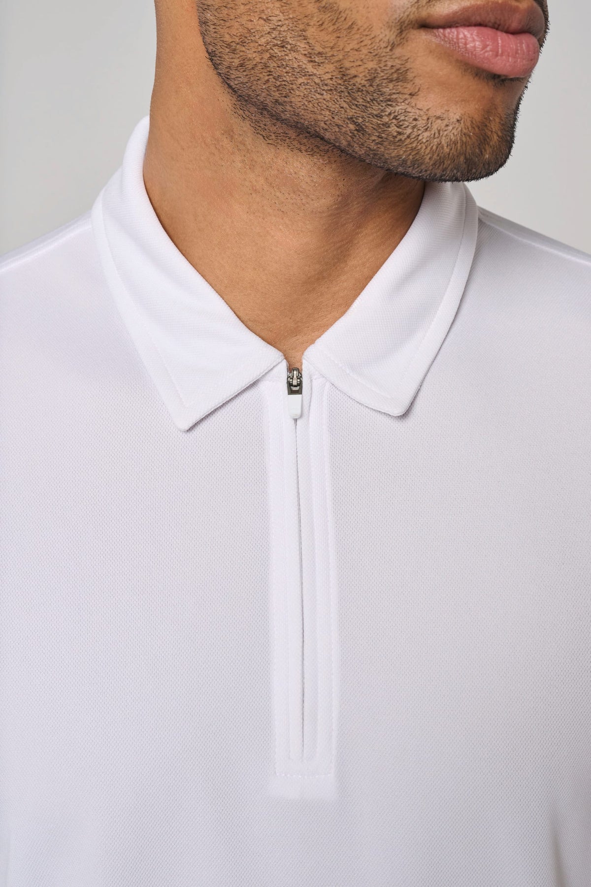 PROACT® PA492 Heren sportpolo met kraag met kwartrits