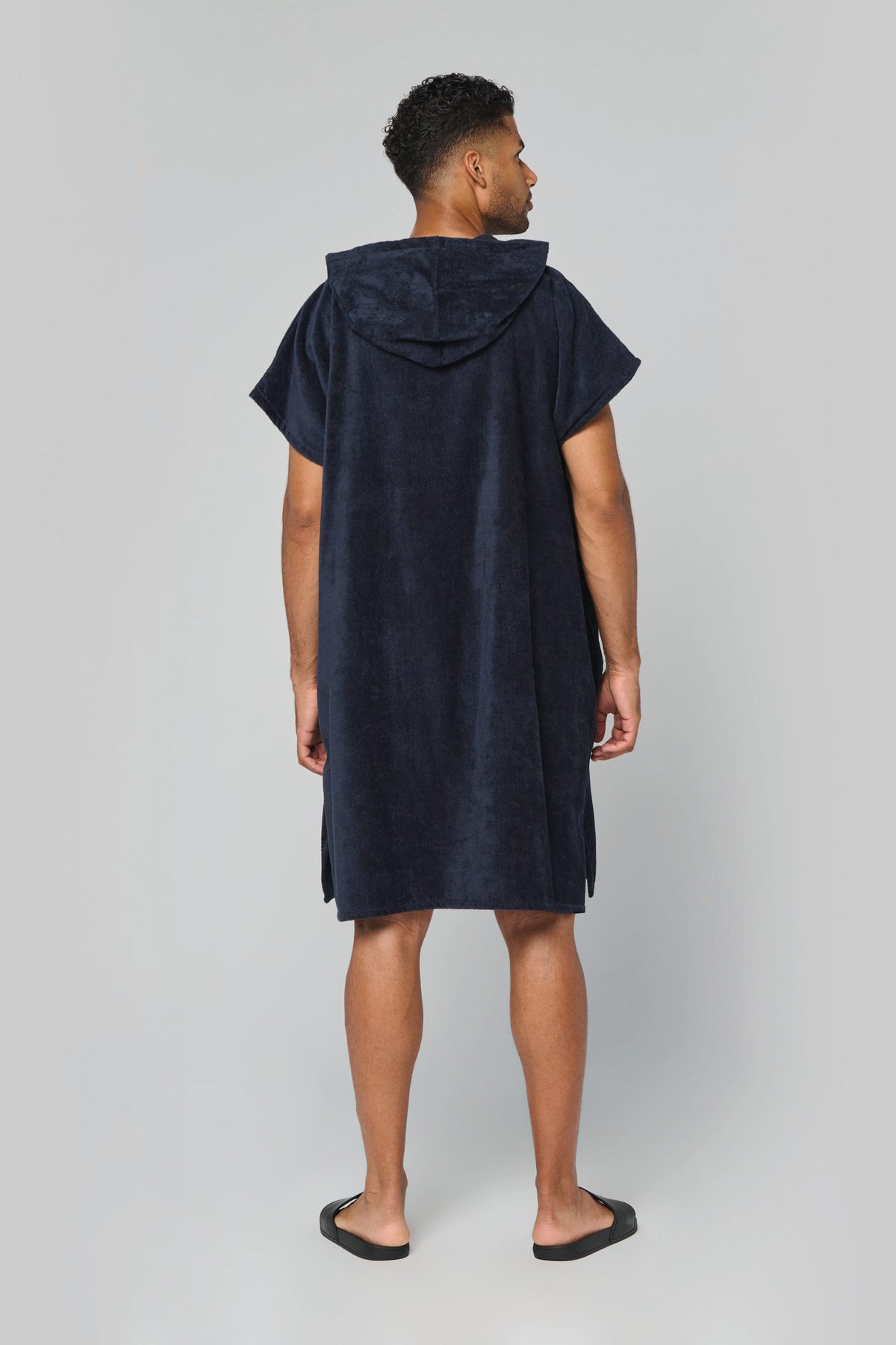 PROACT® PA581 unisex poncho met capuchon van badstof