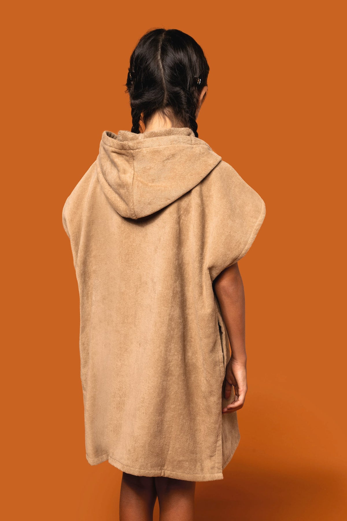PROACT® PA582 Kinderponcho met capuchon van badstof