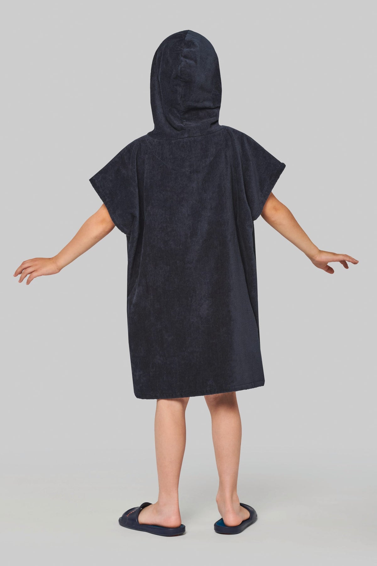 PROACT® PA582 Kinderponcho met capuchon van badstof
