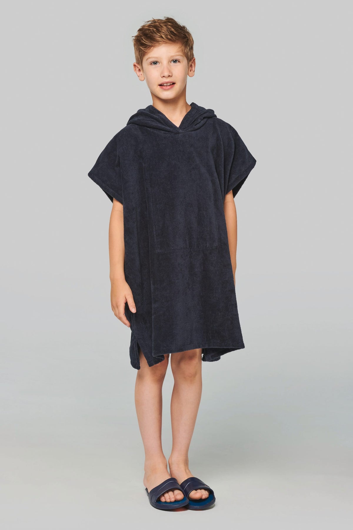 PROACT® PA582 Kinderponcho met capuchon van badstof