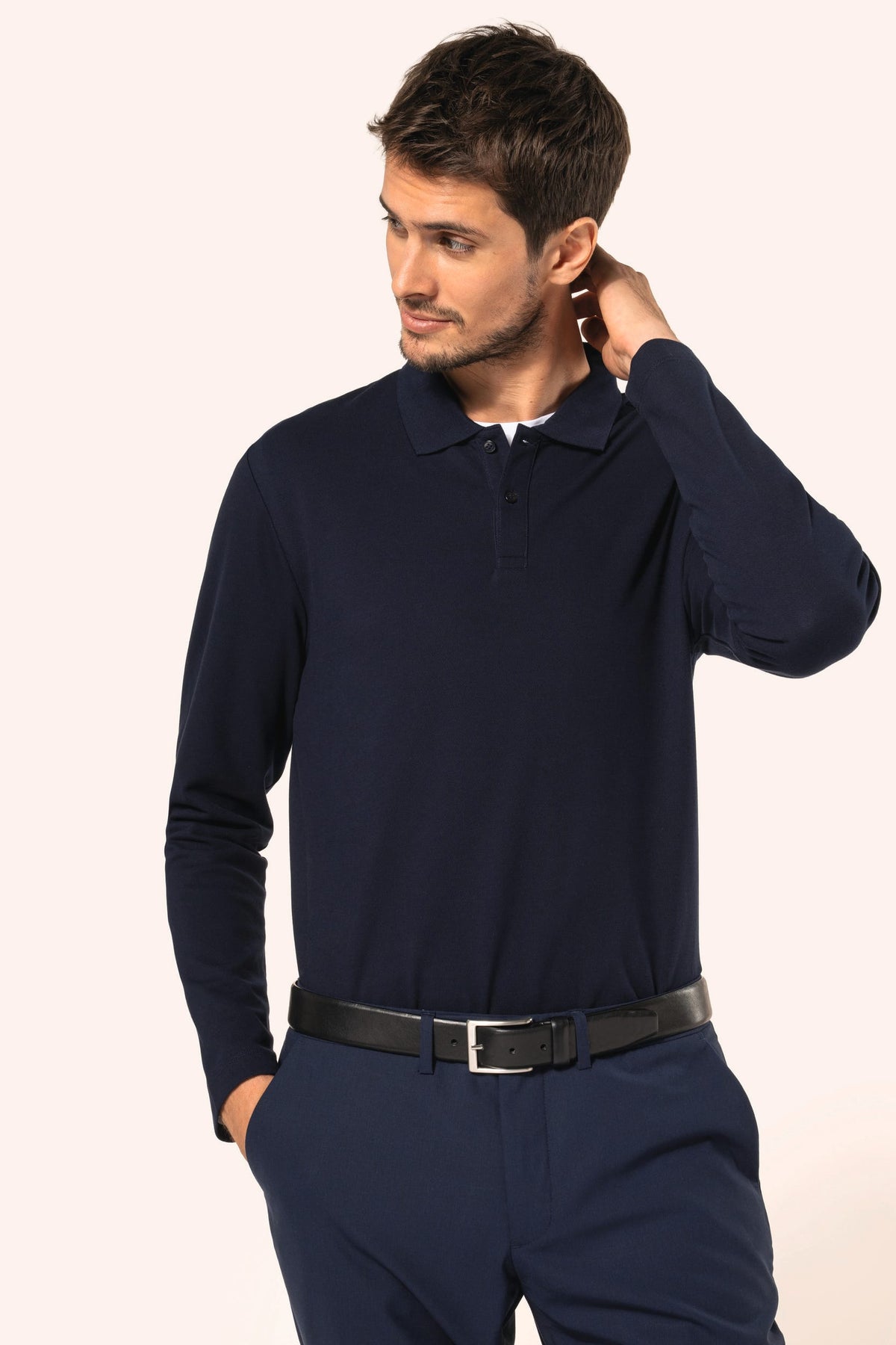 Kariban Premium PK202 Supima® herenpolo lange mouwen