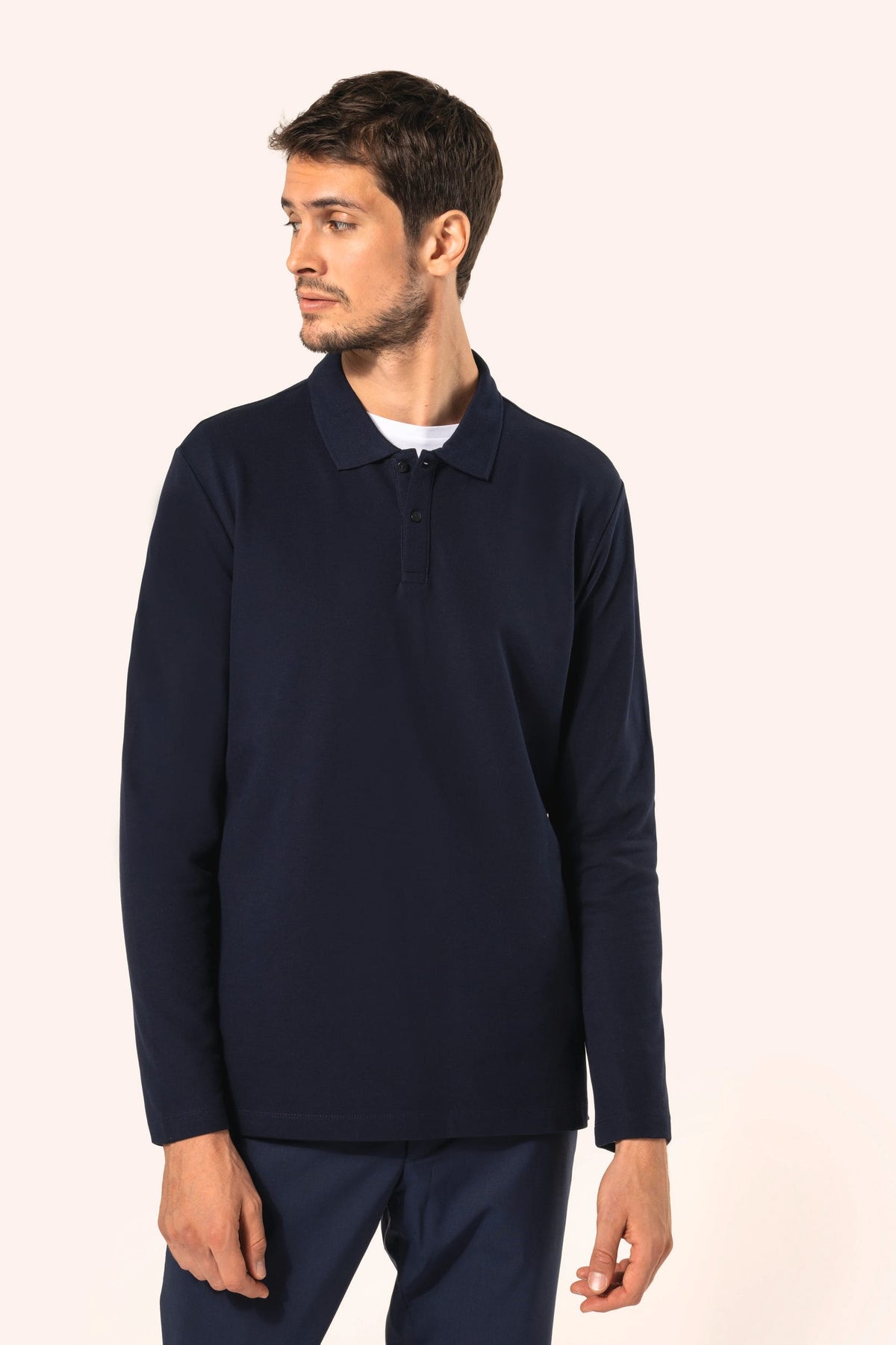 Kariban Premium PK202 Supima® herenpolo lange mouwen
