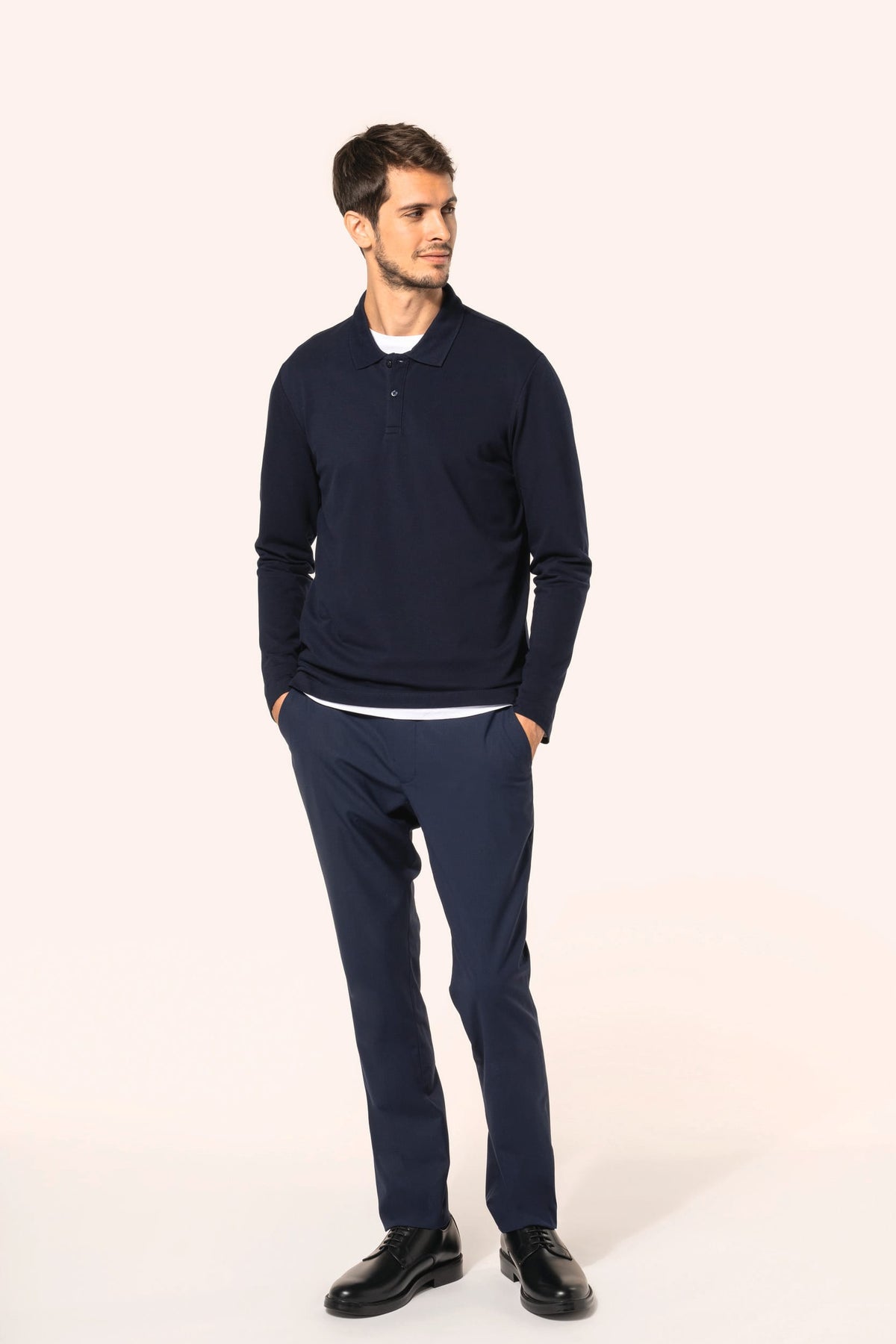 Kariban Premium PK202 Supima® herenpolo lange mouwen