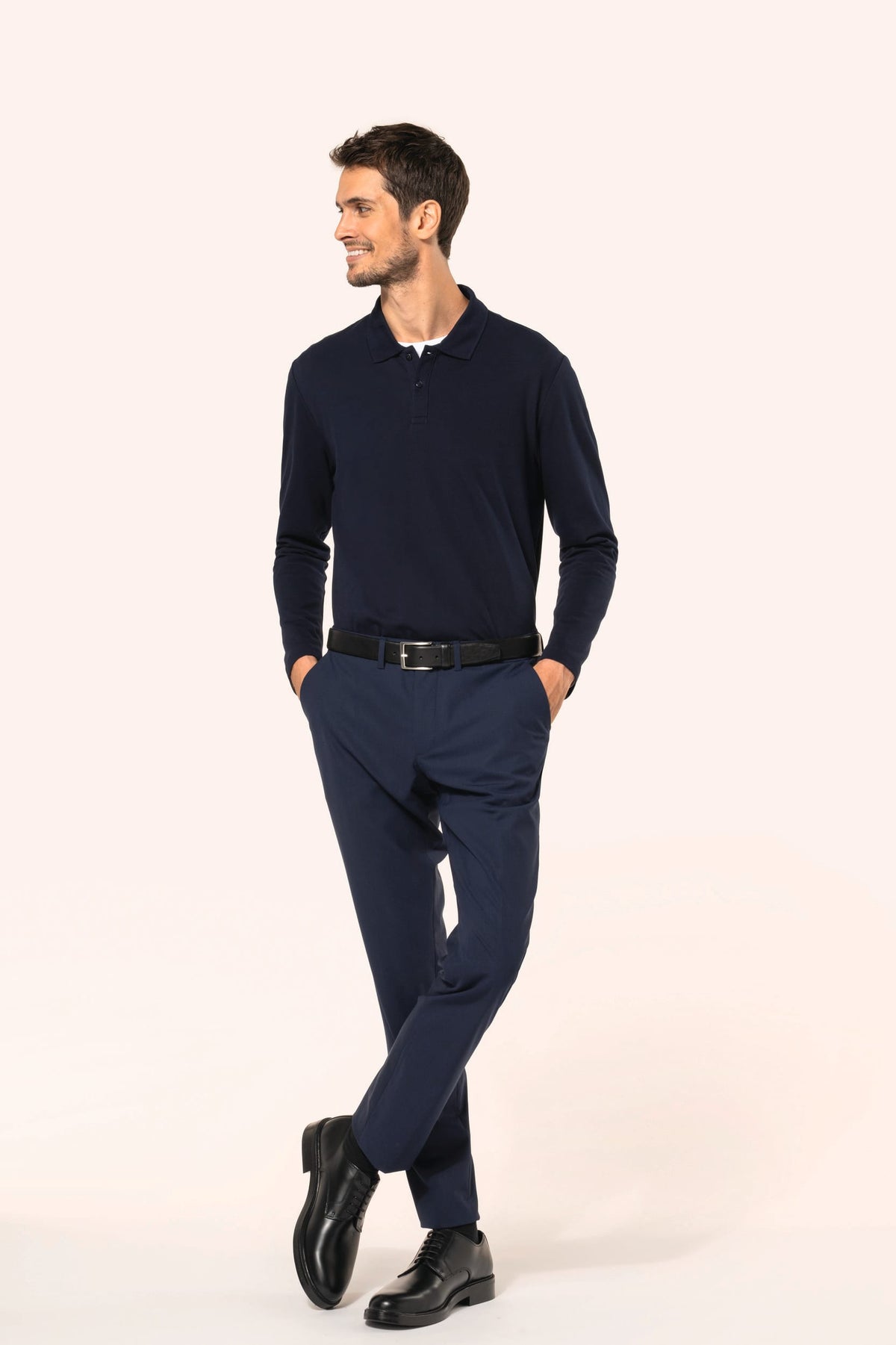 Kariban Premium PK202 Supima® herenpolo lange mouwen