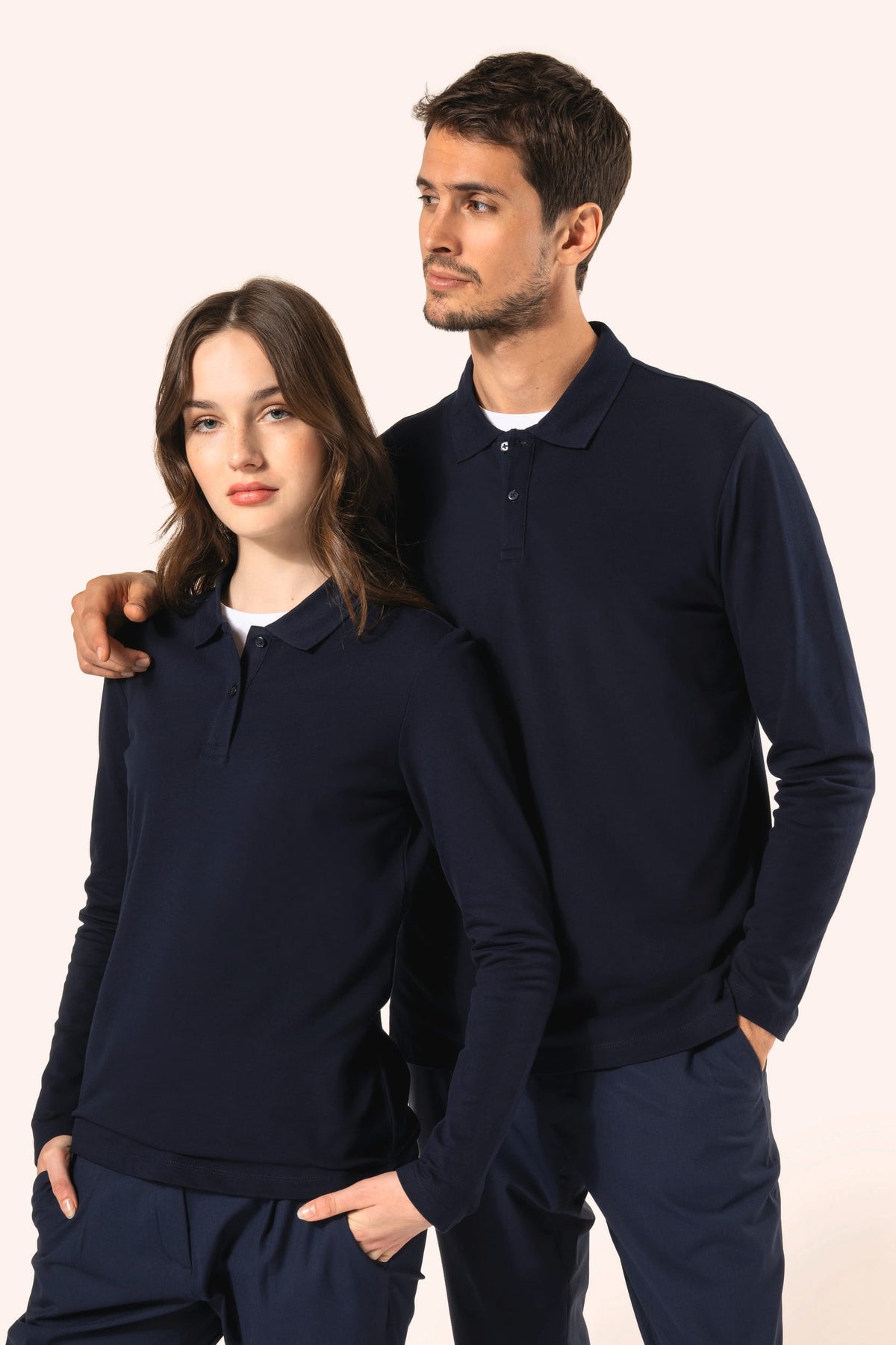 Kariban Premium PK203 Supima® damespolo lange mouwen