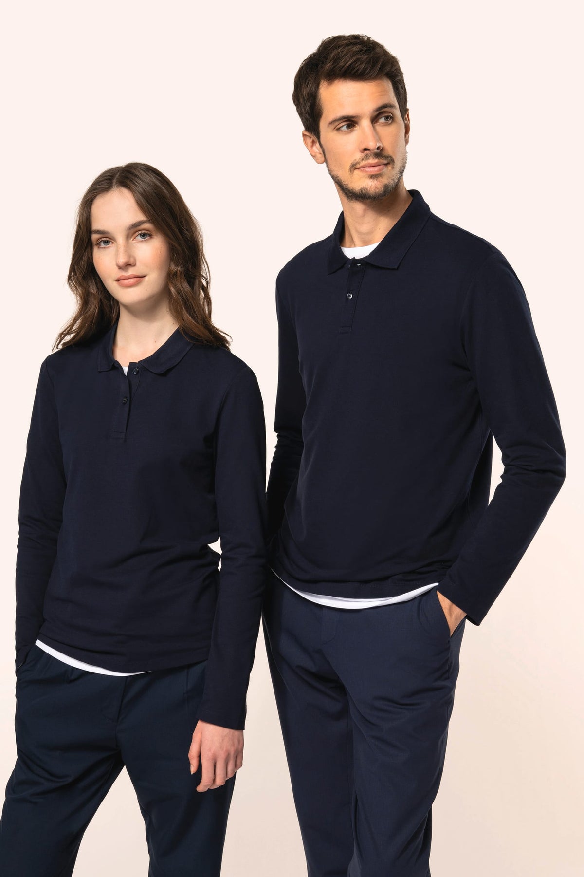 Kariban Premium PK202 Supima® herenpolo lange mouwen