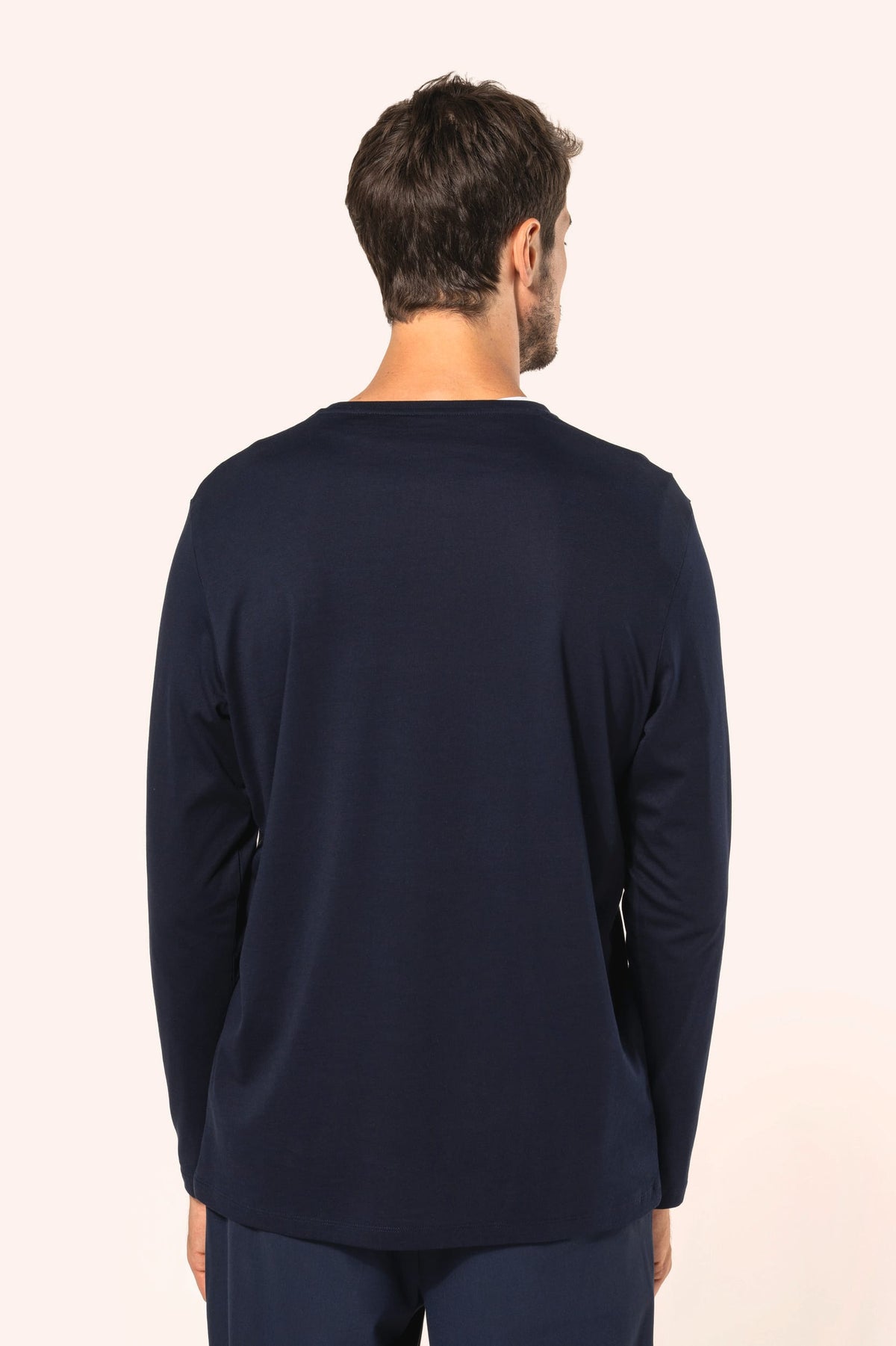 Kariban Premium PK302 Supima® heren-T-shirt ronde hals lange mouwen