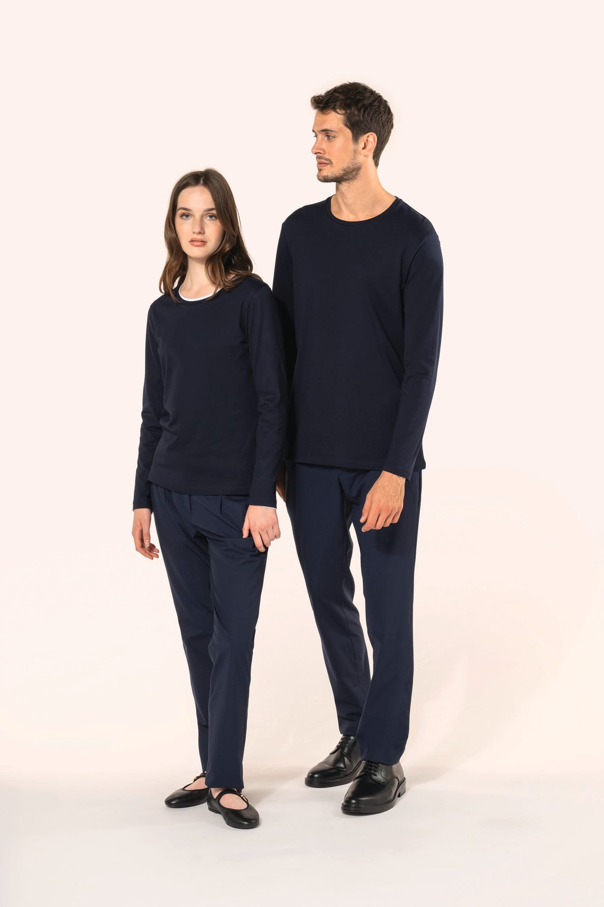 Kariban Premium PK302 Supima® heren-T-shirt ronde hals lange mouwen