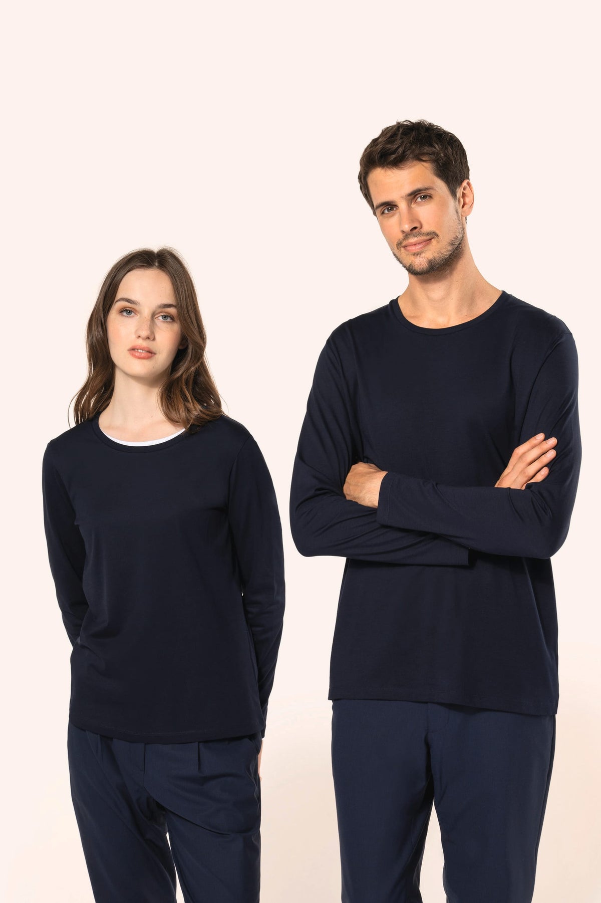 Kariban Premium PK303 Supima® dames-T-shirt ronde hals lange mouwen