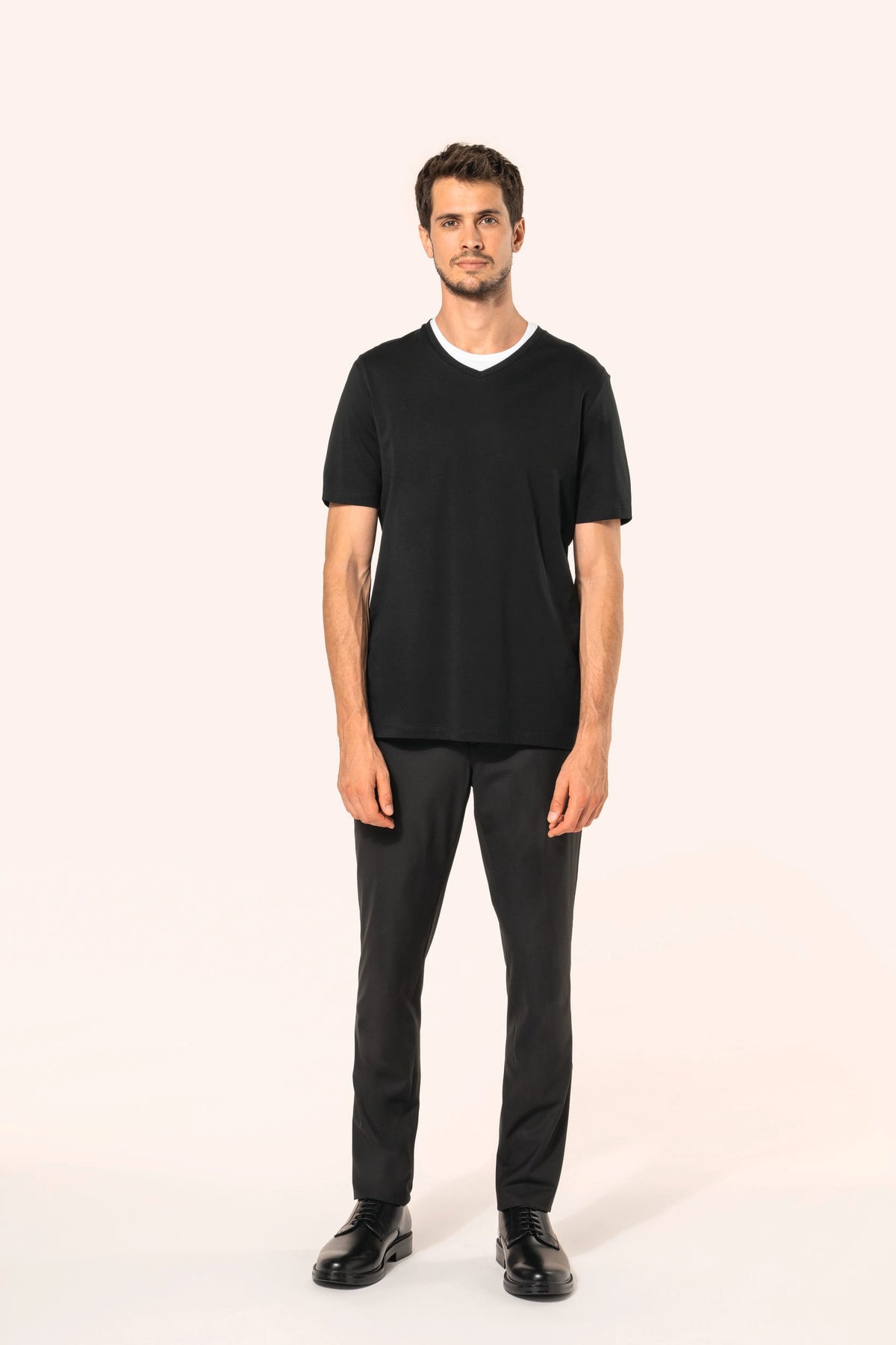 Kariban Premium PK304 Supima® heren-T-shirt V-hals korte mouwen
