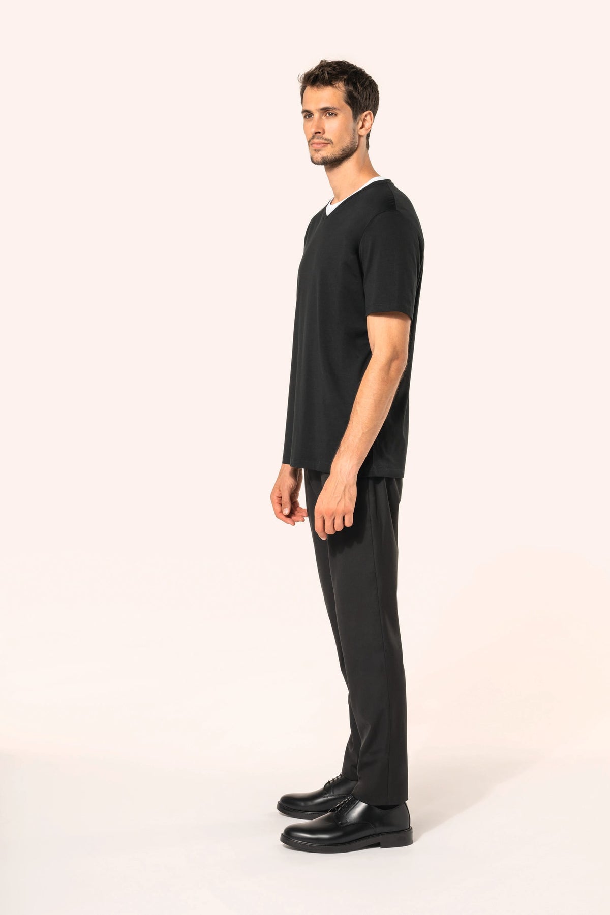 Kariban Premium PK304 Supima® heren-T-shirt V-hals korte mouwen
