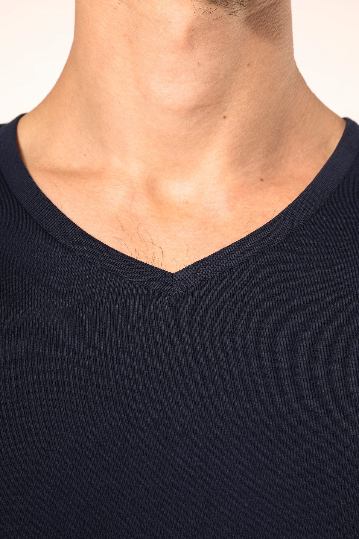 Kariban Premium PK306 Supima® heren-T-shirt V-hals lange mouwen