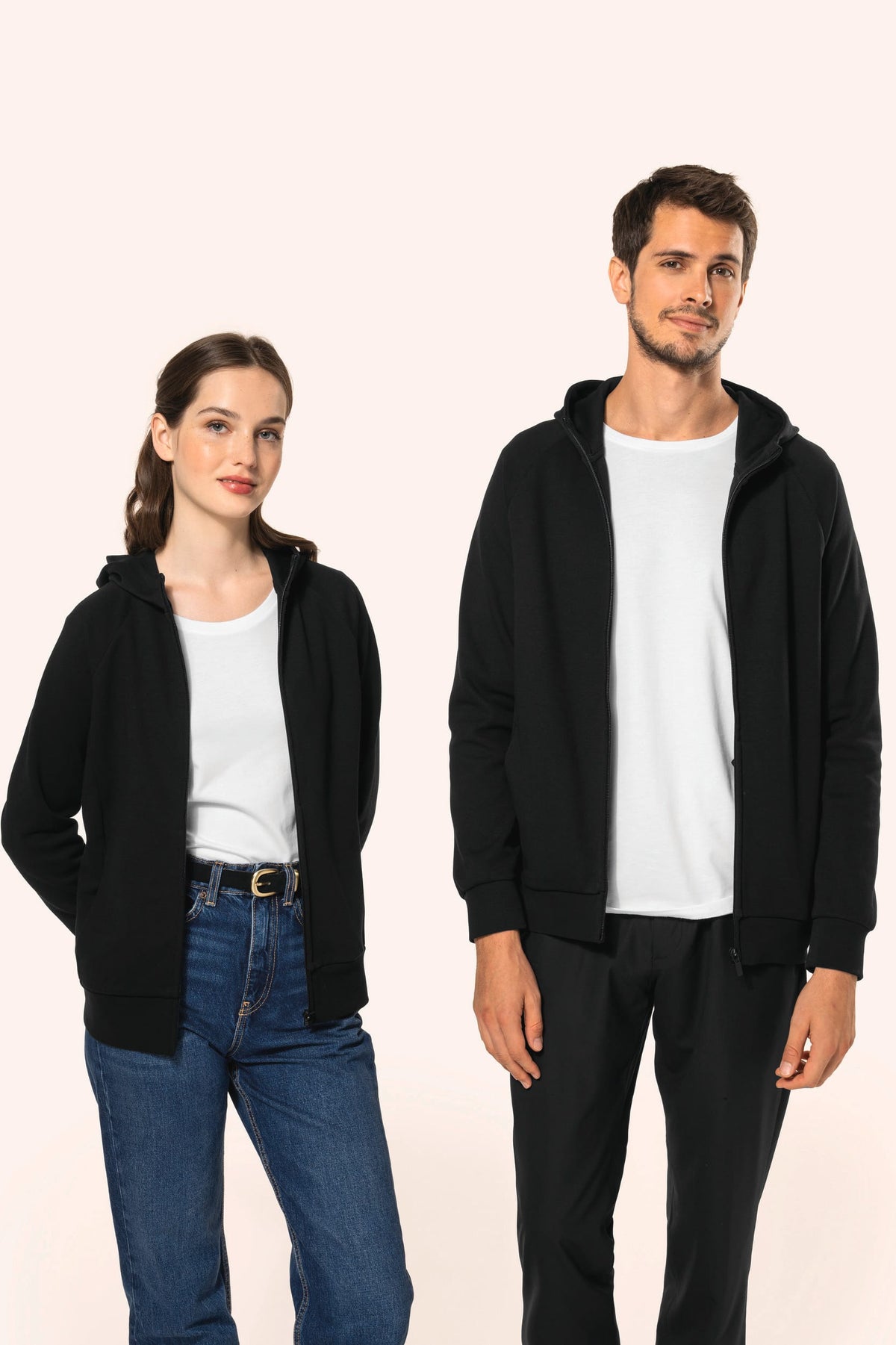 Kariban Premium PK401 Damesjasje met rits en capuchon