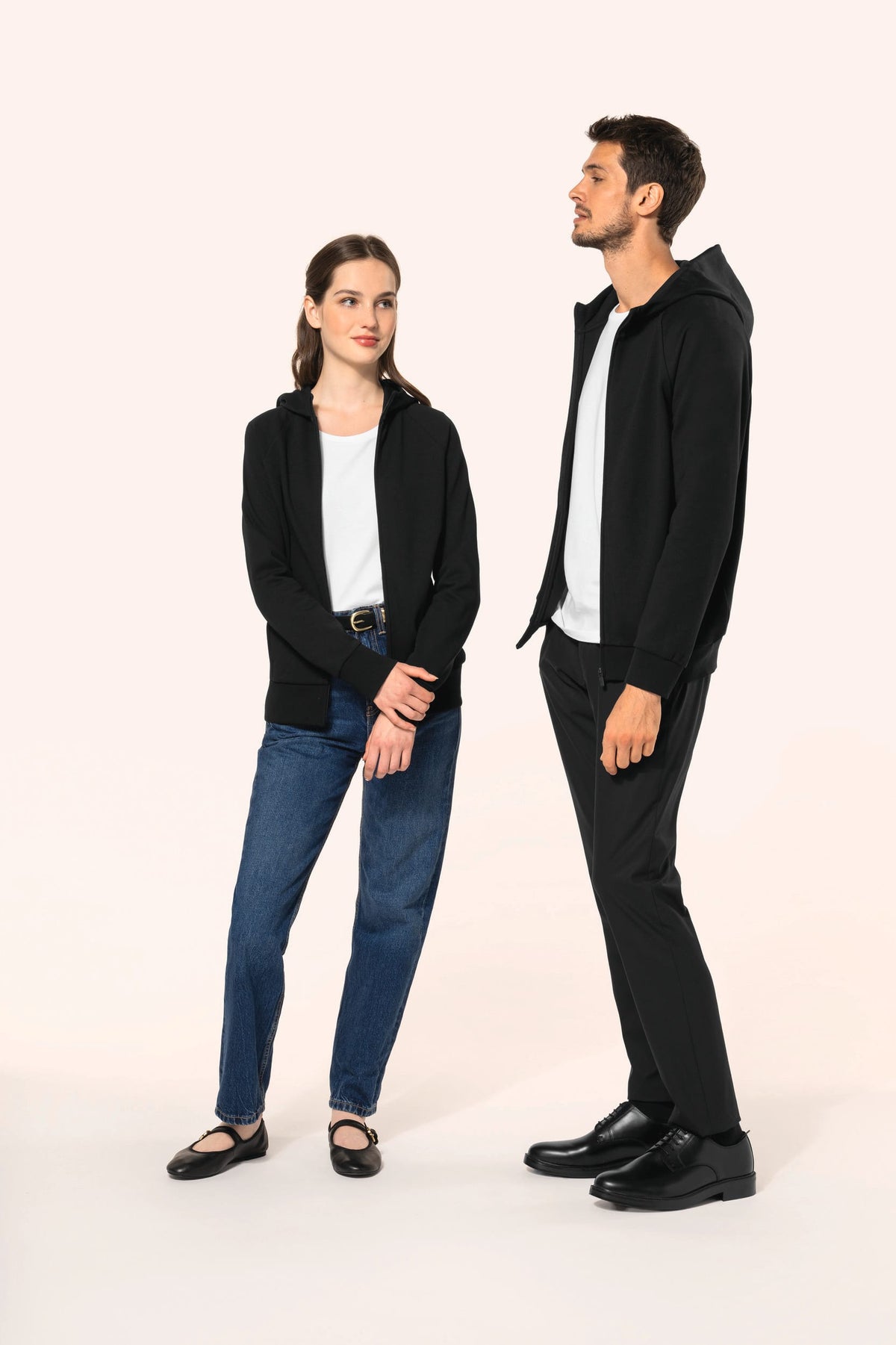 Kariban Premium PK401 Damesjasje met rits en capuchon