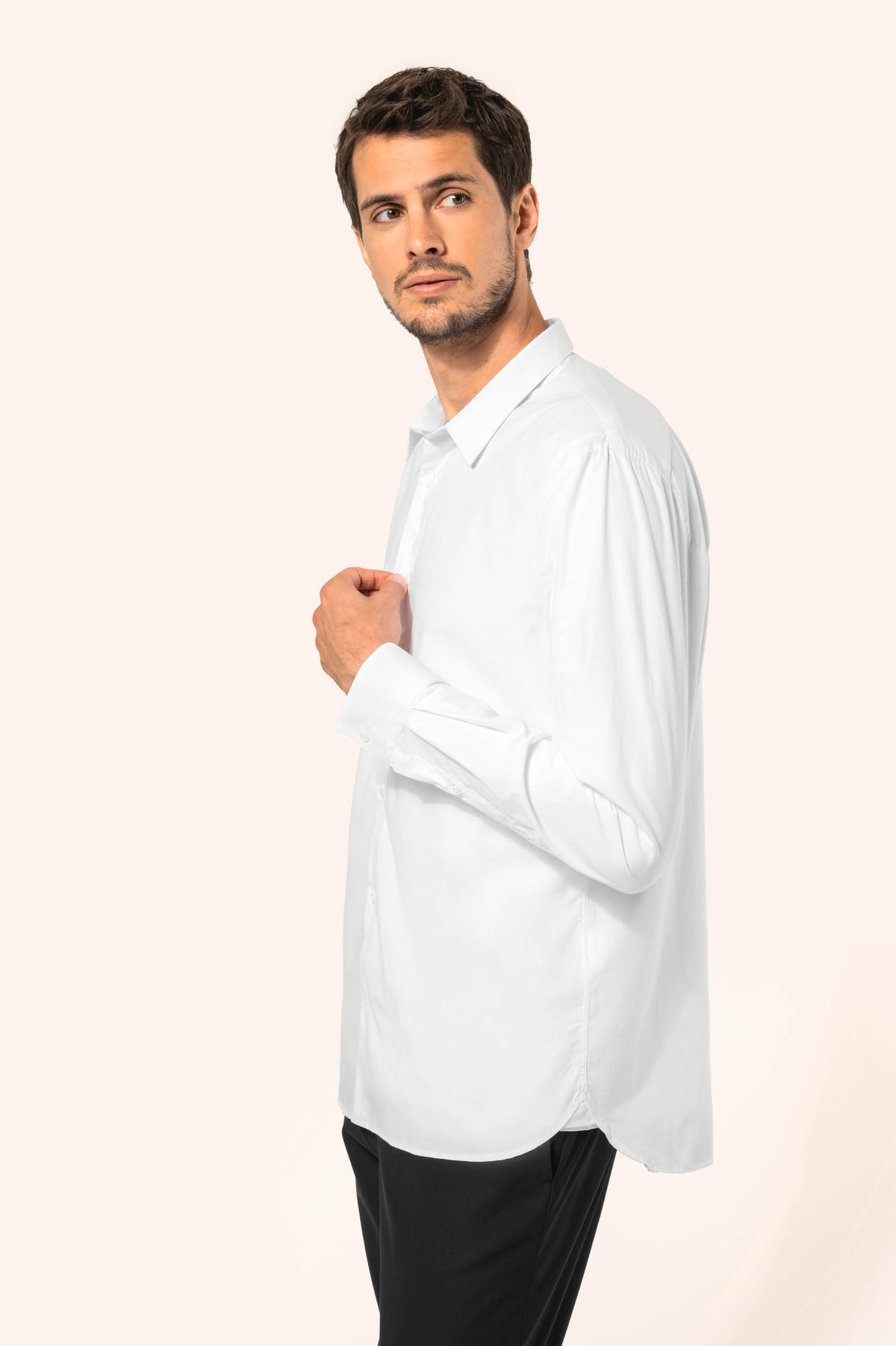 Kariban Premium PK500 Herenoverhemd van popeline met lange mouwen