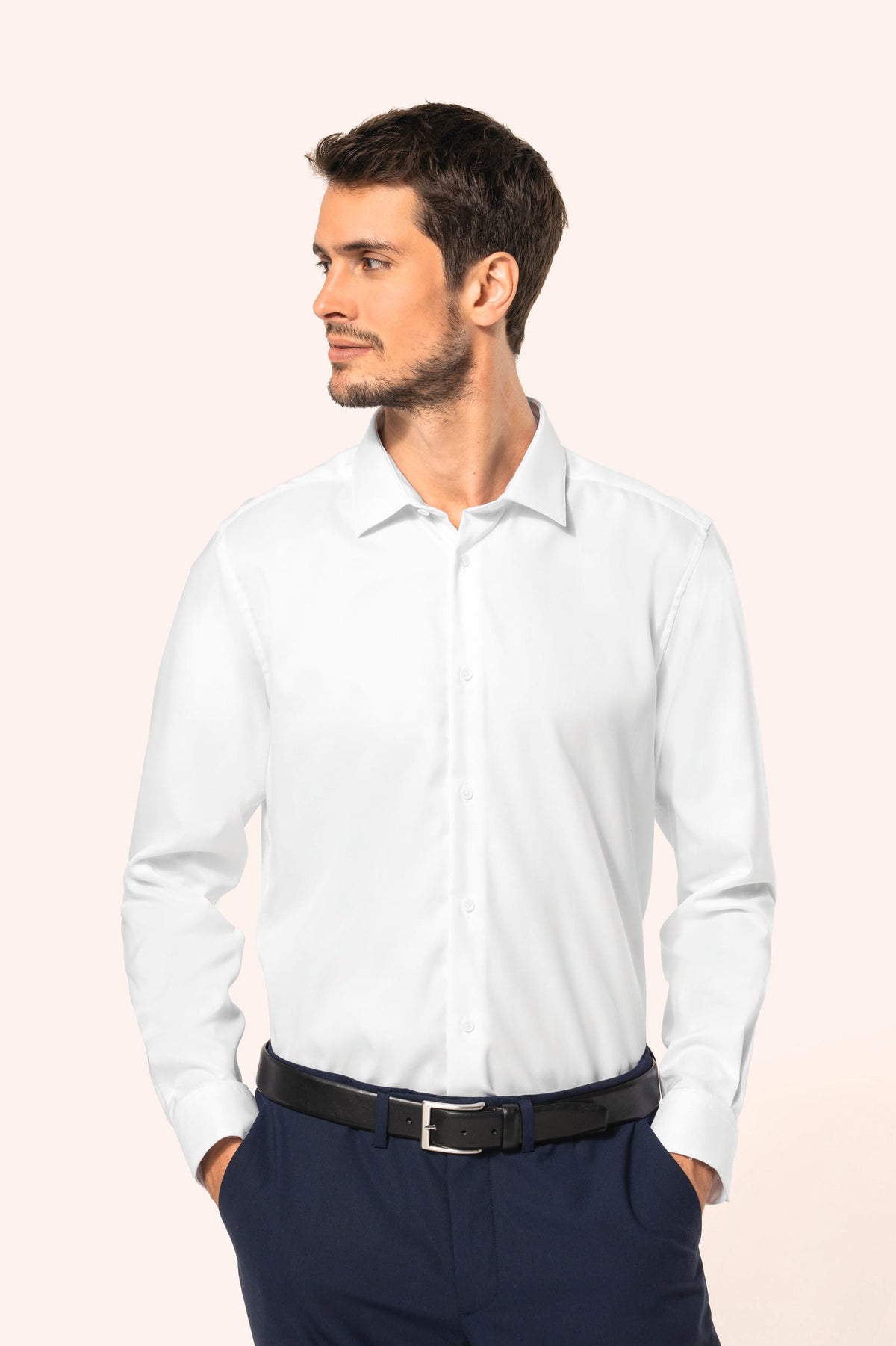 Kariban Premium PK502 Pinpoint Oxford-herenhemd lange mouwen