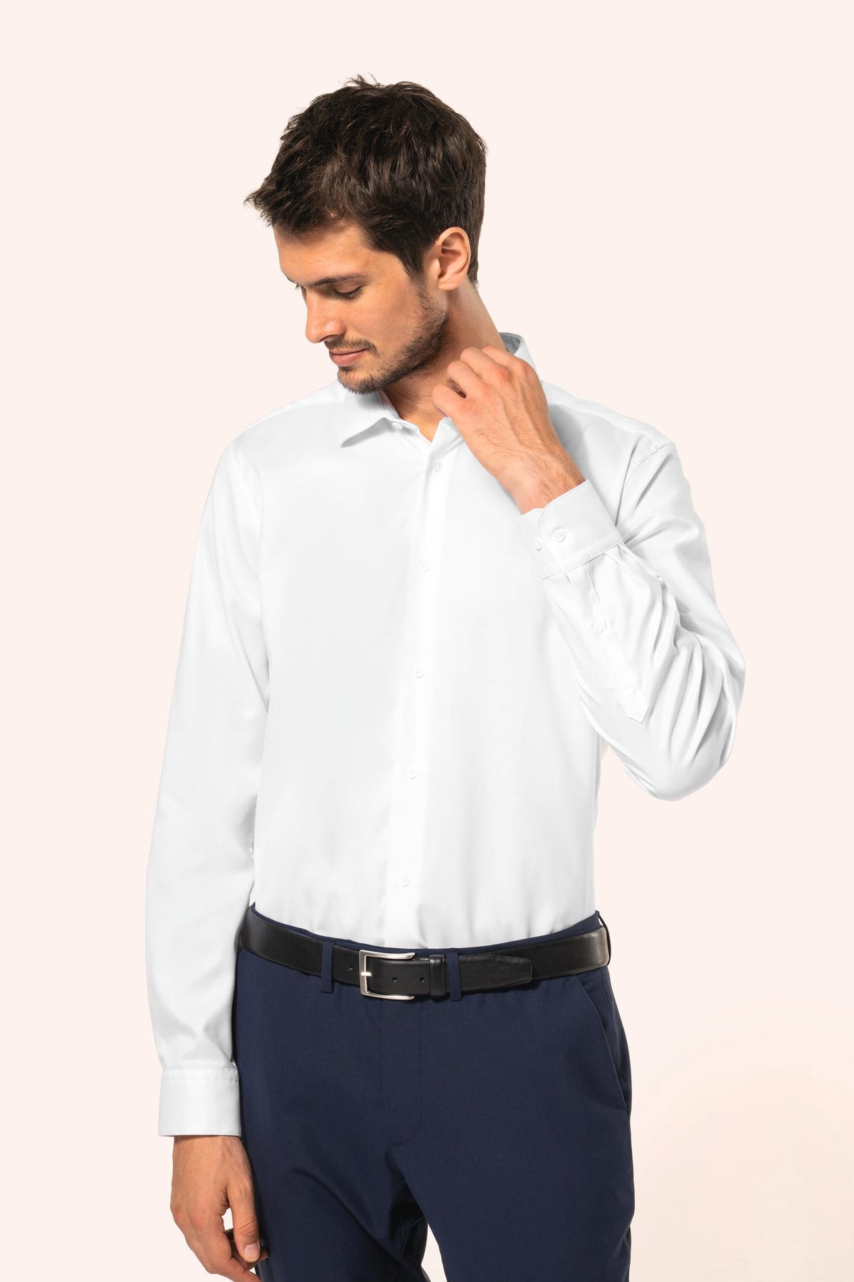 Kariban Premium PK502 Pinpoint Oxford-herenhemd lange mouwen