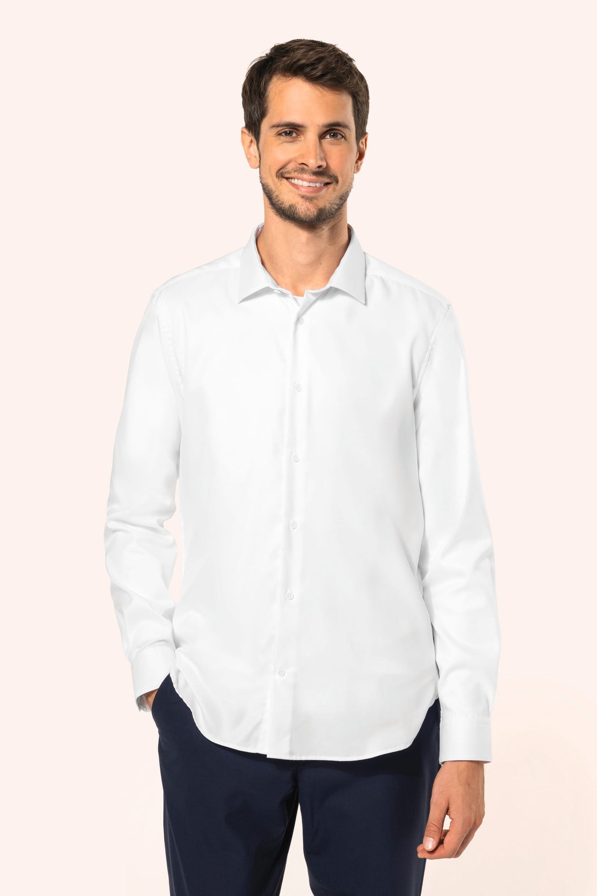 Kariban Premium PK502 Pinpoint Oxford-herenhemd lange mouwen