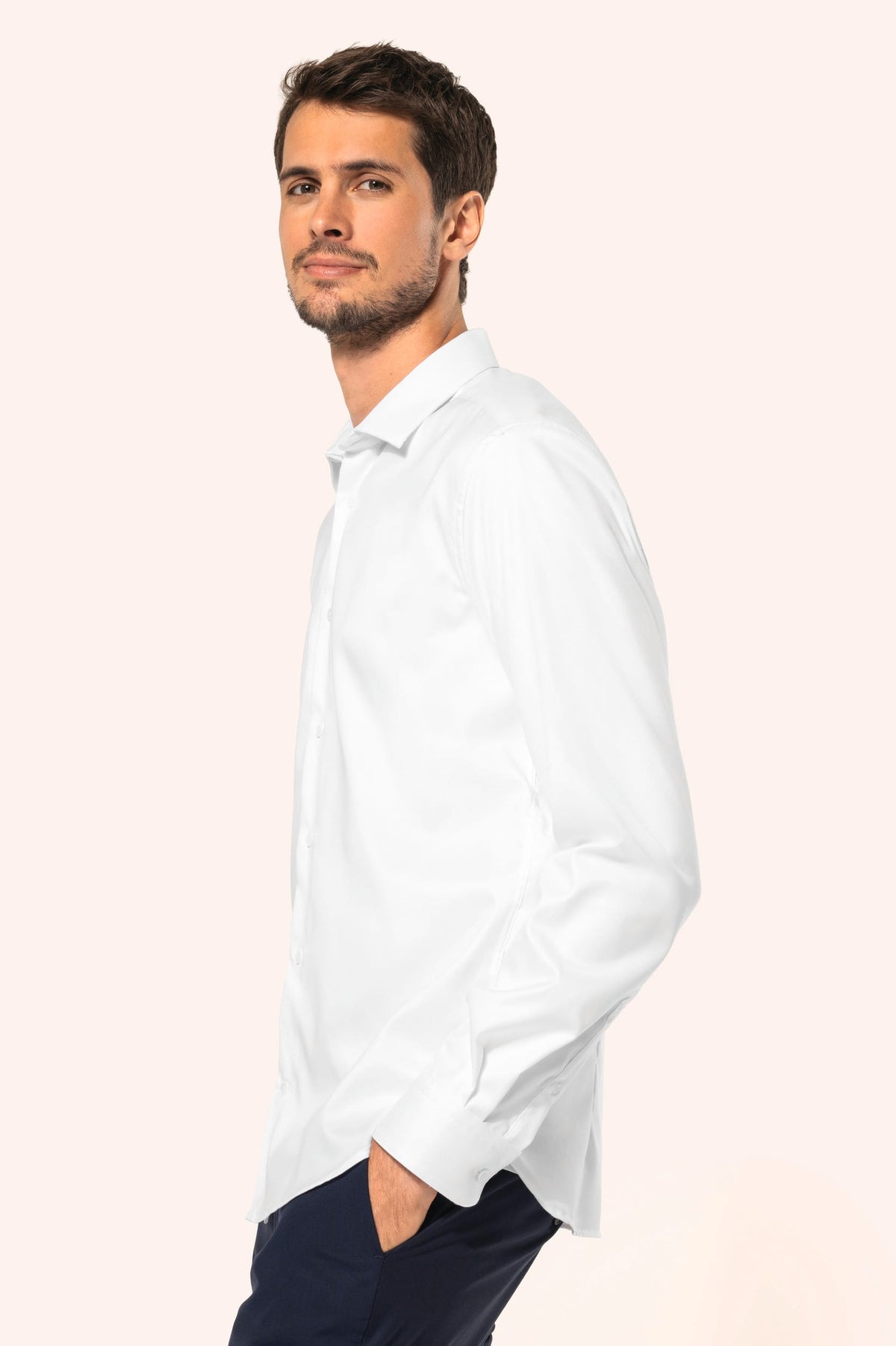 Kariban Premium PK502 Pinpoint Oxford-herenhemd lange mouwen