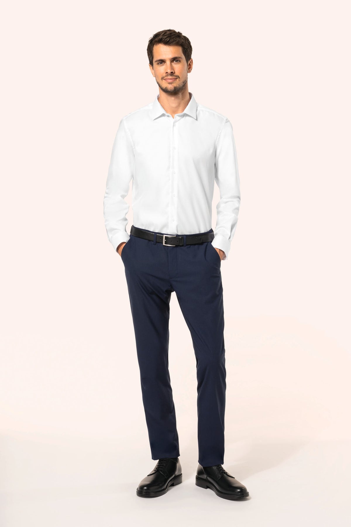 Kariban Premium PK502 Pinpoint Oxford-herenhemd lange mouwen
