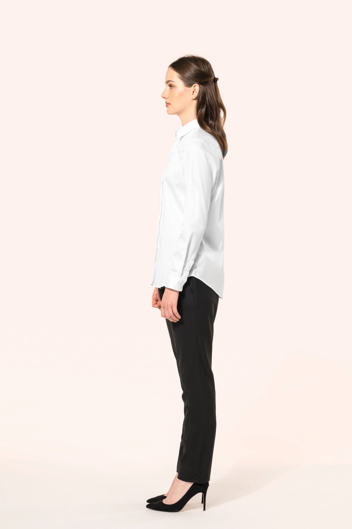 Kariban Premium PK507 Damesoverhemd van twill met lange mouwen