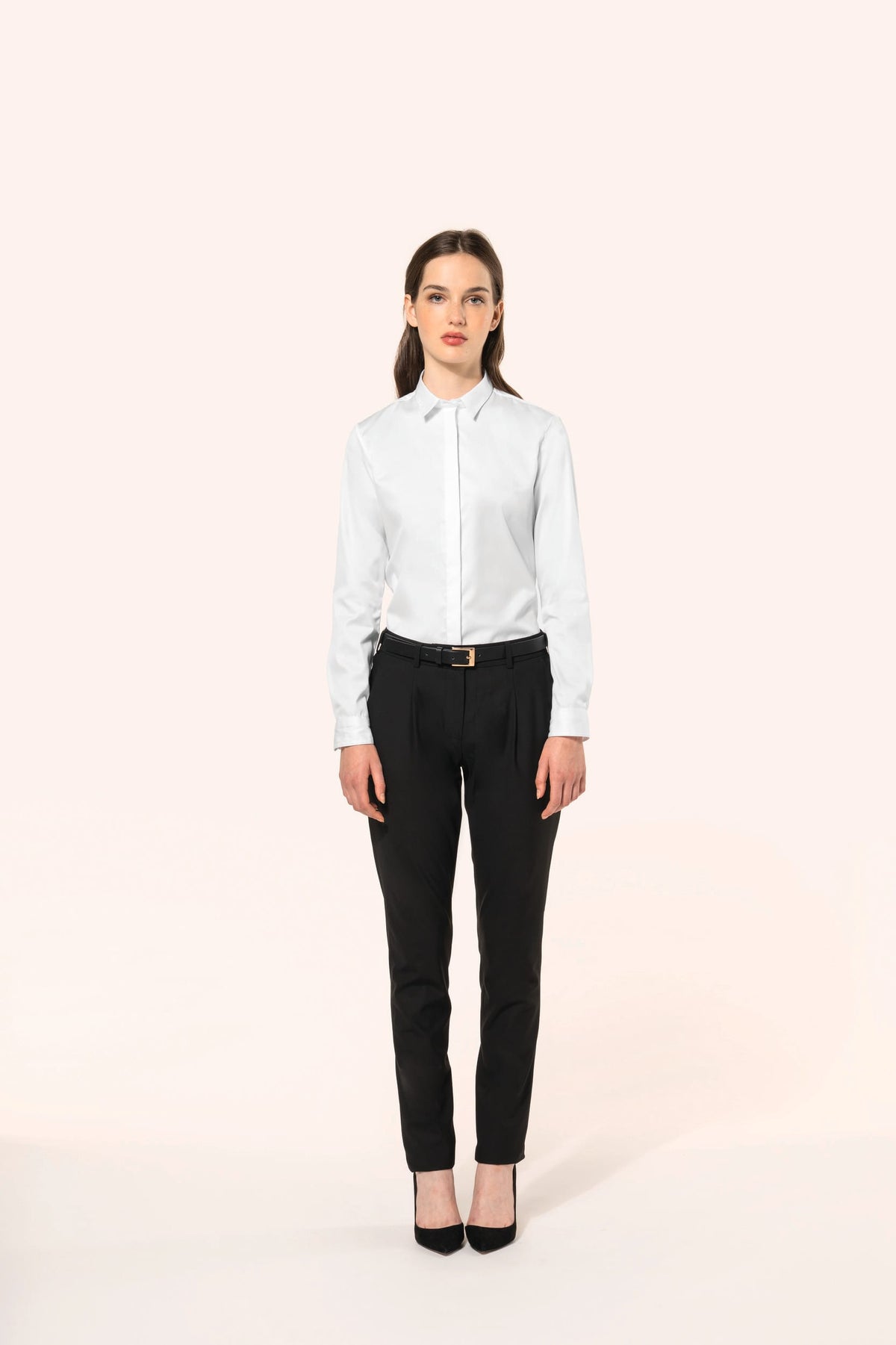 Kariban Premium PK507 Damesoverhemd van twill met lange mouwen
