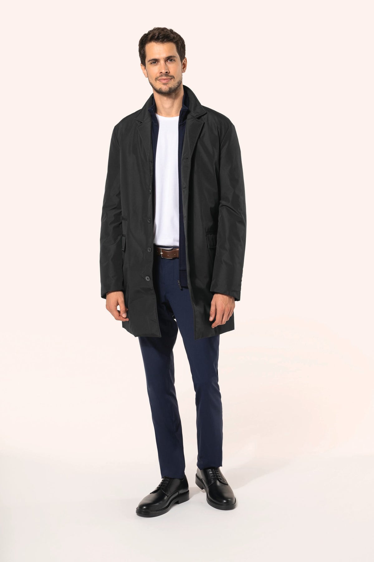 Kariban Premium PK602 Gestructureerde trenchcoat voor heren